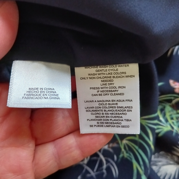 Size Small Rachel Roy Forest Wrap Dress Floral Botanical Blue Green Botanical - Picture 13 of 13